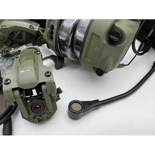 6TH GEN TACTICAL HEADSET тактическая гарнитура, звукосниматель и шумоподавление, активные в Калининграде