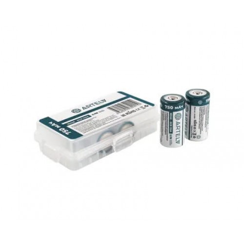 Аккумуляторные батареи RCR123 ARTELV 3.7V Li-Ion 750 mAh в Калининграде