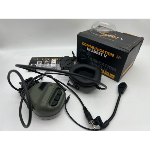 "COMMUNICATION HEADSET V" Активные тактические наушники для стрельбы в Калининграде