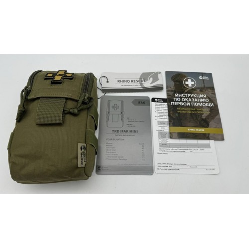 Военная тактическая аптечка RHINO RESCUE IFAK TRD MINI 11в1 в Калининграде