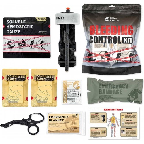 Комплект для остановки кровотечений «Bleeding Control Kit» Rhino Rescue в Калининграде
