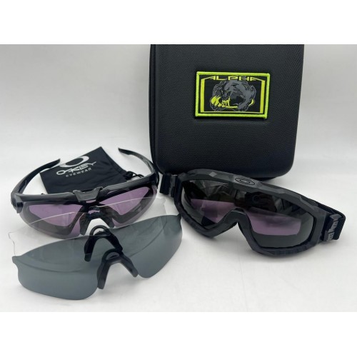 Тактические ударопрочные очки OAKLEY Alpha 2в1 в Калининграде