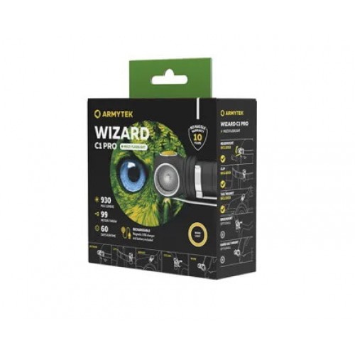 Мультифонарь Armytek Wizard C1 Pro Magnet USB (теплый свет) в Калининграде