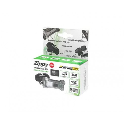 Наключный фонарь Armytek Zippy Extended Set (Grey Onyx) в Калининграде
