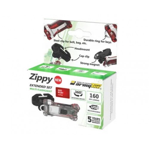 Наключный фонарь Armytek Zippy Extended Set (Red Ruby) в Калининграде